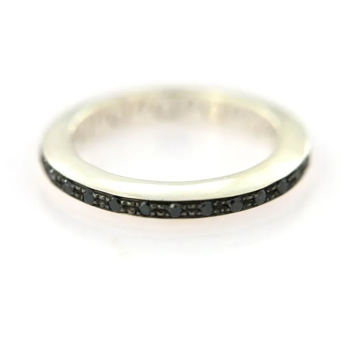 Pomellato - Ring - DoDo Silver - 0.34ct. tw. - Diamanti Neri