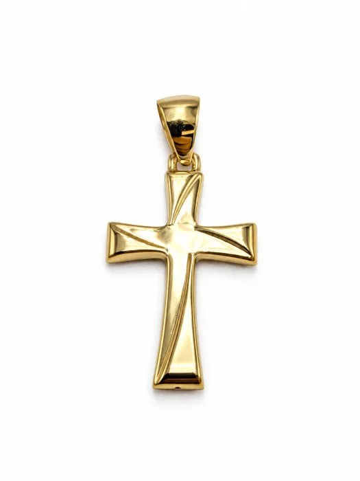 Cross pendant - 18 kt. Yellow gold - Maistrellosrl