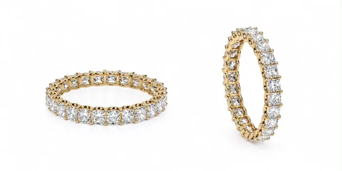 Ring - 14 kt. Yellow gold - 2.09ct. tw. Diamond (Lab-grown)