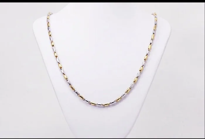 Necklace - 18 kt. Yellow gold, White gold