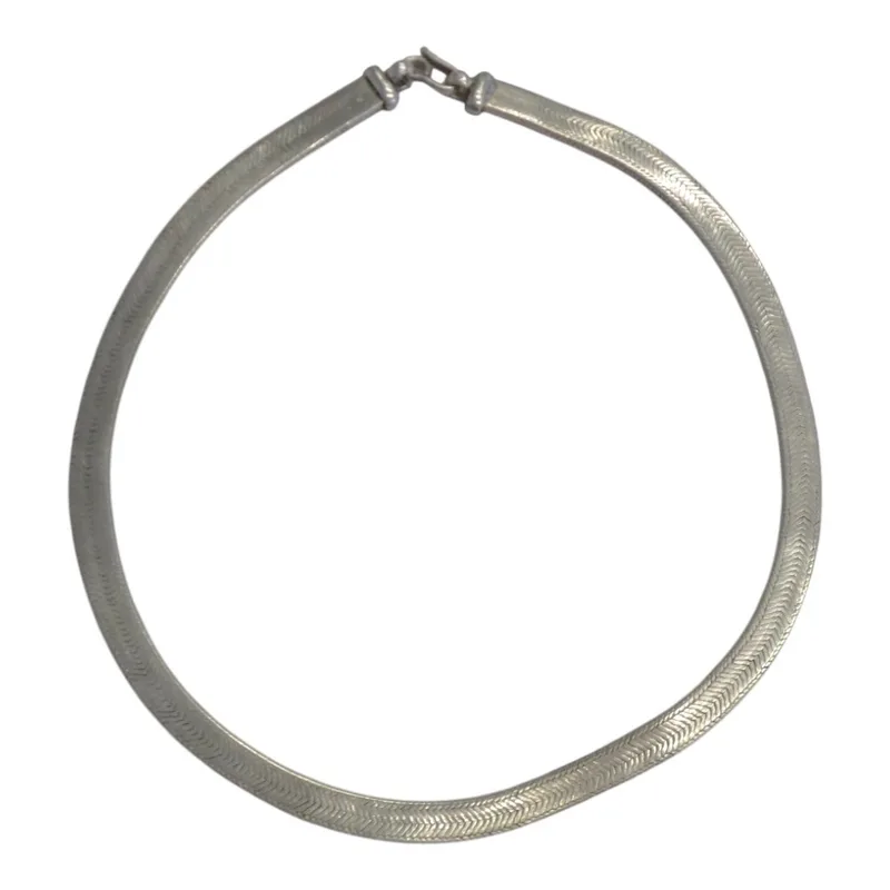 Silver Woven Necklace 81.8g