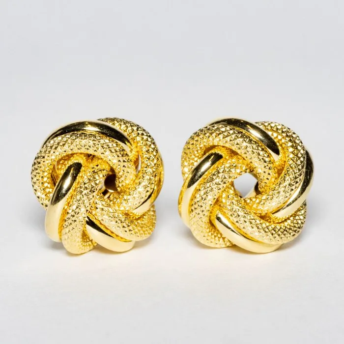 Earrings - 18 kt. Yellow gold - 3.0 g - Made In Italy