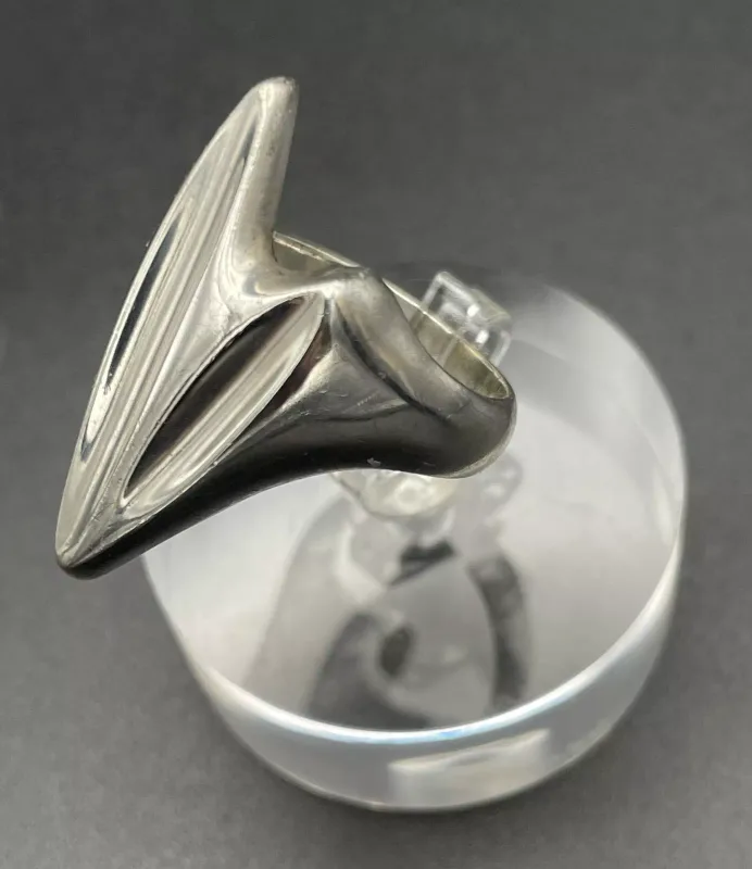 Georg Jensen Sterling Silver Model 127 Modernist Ring