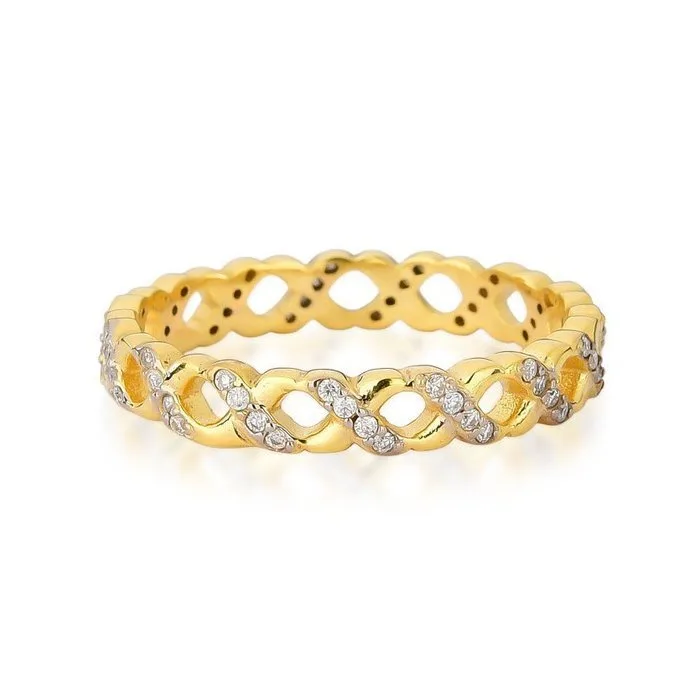 Ring - 14 kt. Yellow gold - 0.28ct. tw. Diamond (Natural) - A001
