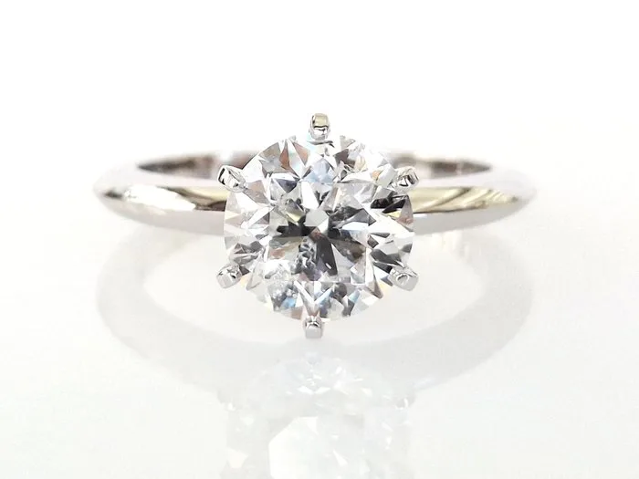 Ring - 18 kt. White gold - 2.00ct. tw. Diamond (Natural)