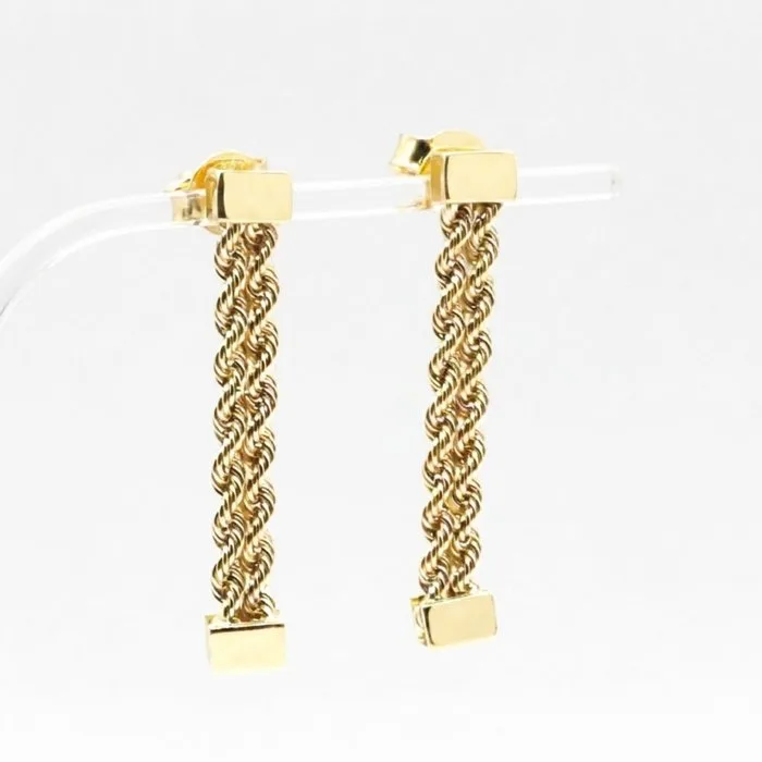 Earrings - 18 kt. Yellow gold