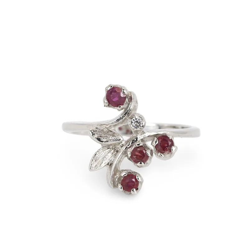 925 Silver Ruby Ring