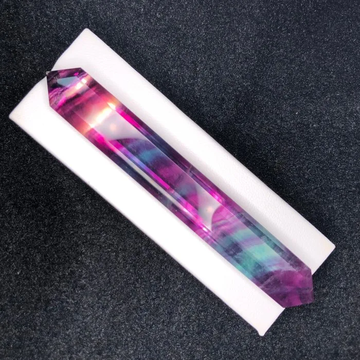 1 pcs Multicolour Fluorite - 103.46 ct - International Colored Gemstone Association (ICA GemLab) - NATURAL RAINBOW FLUORITE