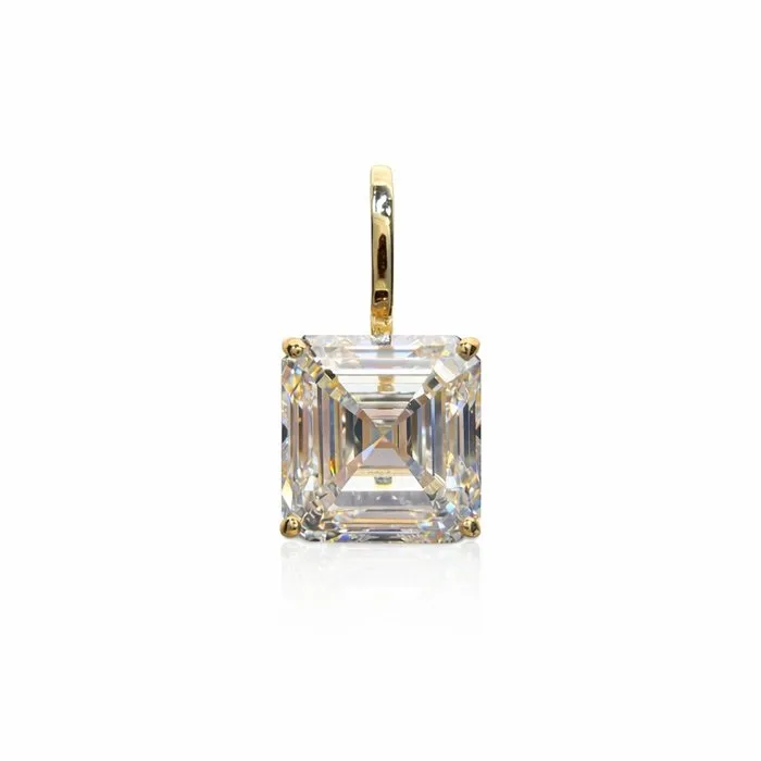Pendant - 14 kt. Yellow gold - 2.04ct. tw. Diamond (Lab-grown)