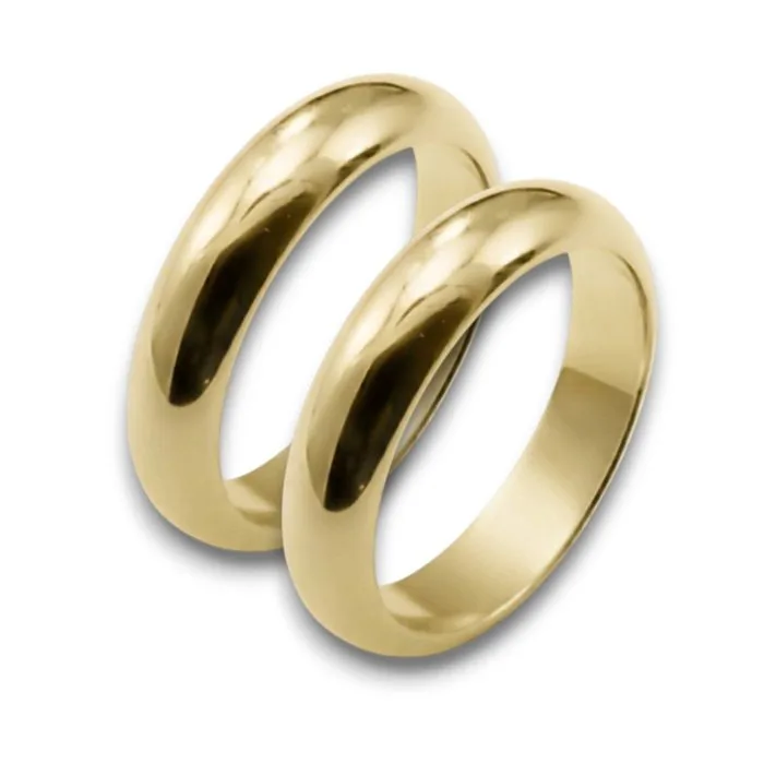 Wedding ring - 18 kt. Yellow gold - Pair of wedding bands 20.6 g
